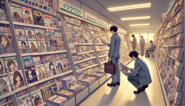 立ち読み風景