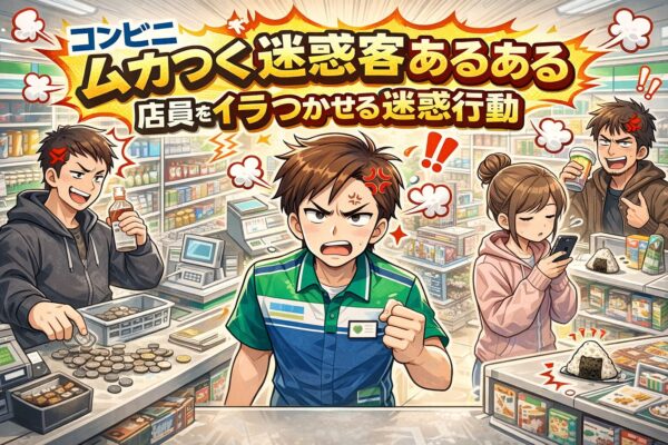 コンビニ ムカつく迷惑客あるある