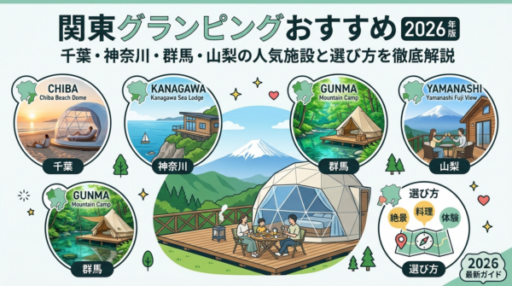 関東グランピングおすすめ2026年版